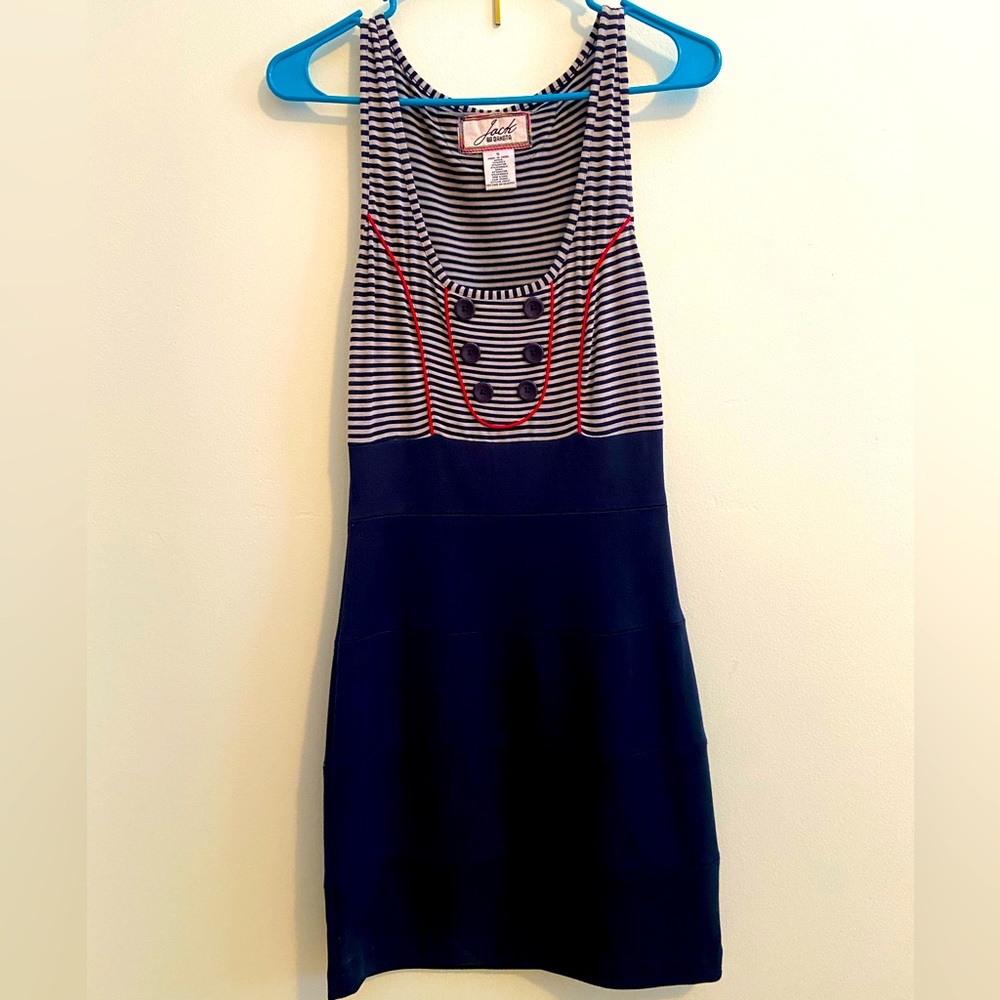 A navy blue clingy dress by Jack BB Dakota size small